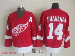 Detroit Red Wings retro ice hockey jersey M-3XL 底特律红翼队复古冰球服 9