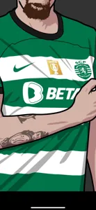 23-24 Sporting Lisbon Home Kit with Champion Customization Football AAAAJersey Supplier 1