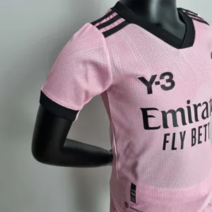 22-23 Real Madrid Y3 pink kids kit 3