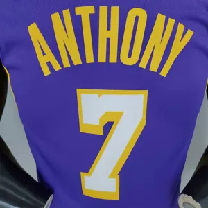ANTHONY#7 Lakers purple yellow 5