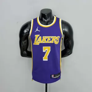 75th Anniversary Anthony #7 Los Angeles Lakers Jordan Purple NBA Jersey