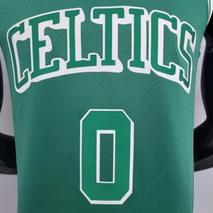 2022 season Tatum #0 Celtics City Edition Green 2