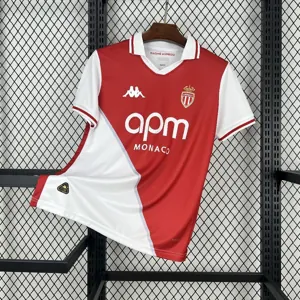 25-26 Monaco Home Shirt Football Apparels ete Sino AAAAJersey Supply Yupoo