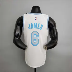 2021 James#6 Lakers Retro White 6