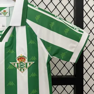 95-97 Real Betis Home Retro Kid Kits Youth Apparels AAAAJersey Wholesale Yupoo 6