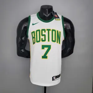 BROWN#7 Celtics White Platinum Limited
