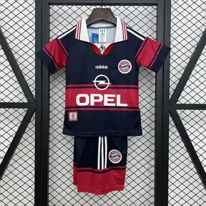 97-99 Bayern Munich Home Retro Kid Kits Youth Apparels Sport AAAAJersey Yupoo