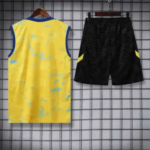 22-23 Chelsea vest training suit kit yellow 11
