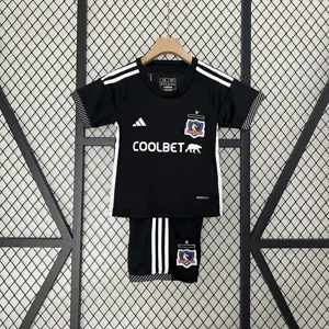 24-25 Colo-Colo Away Kid Kits Children Sets Jersey Supplier Yupoo