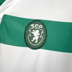 18-19 Sporting Home Football Retro Kit Vintage T-Shirt AAAAJersey Wholesale Yupoo 8 3