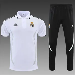 Real Madrid Polo white-black with three sides 14
