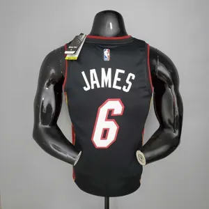 Miami Heat JAMES#6 Black 5