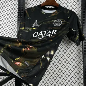 2025-26 PSG Jordan Night Edition Away Football jersey Fan version AAAAJersey Supply Yupoo 8