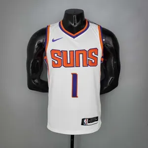 BOOKER#1 Phoenix Suns White