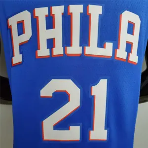 Embiid #21 Detroit Pistons blue 5