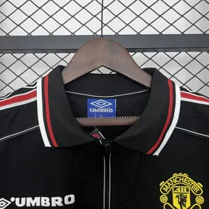 98-99 Manchester United Black Retro Kit Vintage Shirt AAAAJersey Dropship Yupoo 5
