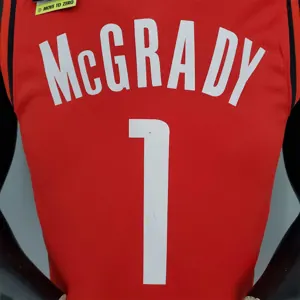 2021 McGRADY#1 Rockets Red 2