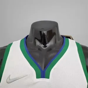 2022 DONCIC#77 Lone Ranger City Edition White and Green 3