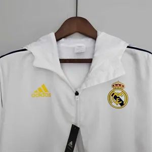 22-23 Real Madrid white windbreaker 7