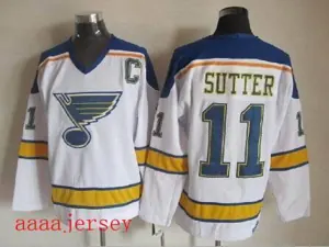 St. Louis Blues retro ice hockey jersey M-3XL 圣路易蓝调队复古冰球服