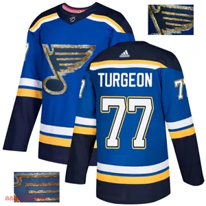 2018 St. Louis Blues ice hockey jersey M-3XL 圣路易蓝调队时尚亮片款冰球服 28
