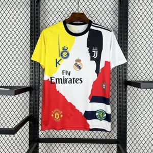 25-26 Cristiano Ronaldo All Club Mix Kit Soccer AAAAJersey Yupoo S-2XL 2