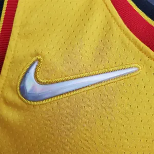 75th Anniversary 2202 Season YOUNG#11 Atlanta Hawks City Edition Yellow NBA Jersey 6