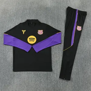 26-27 Barcelona Mens Kit Football Aldult Training Long Sleeve Suit Yupoo 5