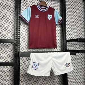24-25 West Ham Home Kid Kits Youth Apparels Sport AAAAJersey Yupoo 5