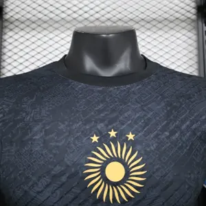 2023 Argentina Special Edition Black Messi #10 Player Version S-XXL Cheap Soccer Jerseys 1