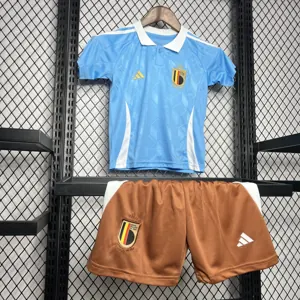2024 Belgium Away Kid Kits Children Sets Football AAAAJerseys Supply Yupoo 4