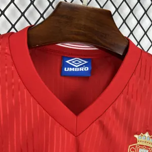 87-88 Osasuna Home Mens Retro Kit Vintage Football T-Shirt AAAAJersey Supply Yupoo 7 2