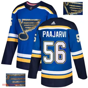 2018 St. Louis Blues ice hockey jersey M-3XL 圣路易蓝调队时尚亮片款冰球服 16