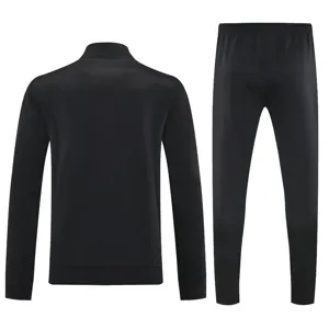 25-26 Mexico Black Football Tracksuits Long Jacket Suits 1