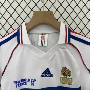 1998 France Away Retro Kid Kits Youth Apparels Sport AAAAJersey Yupoo 5