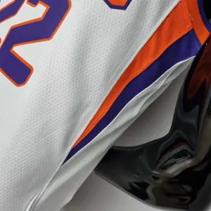 75th Anniversary Ayton #22 Phoenix Suns White NBA Jersey 4