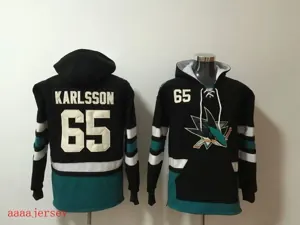 San Jose Sharks hoodie ice hockey jersey M-3XL 圣何西鲨鱼队帽衫冰球服