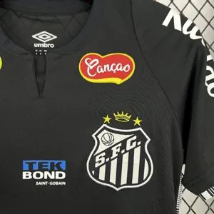 25-26 Santos Black Kit Special Edition Soccer AAAAJersey Yupoo S-2XL 3
