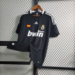 08-09 Real Madrid Retro Third Kit Vintage Black Shirt Soccer Jerseys Yupoo 10