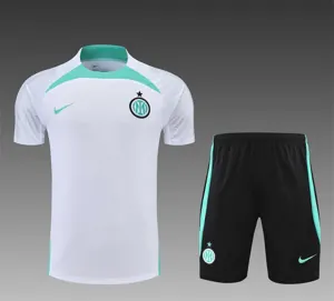 22-23 Inter Milan Training Wear Short Sleeve Kit White 5