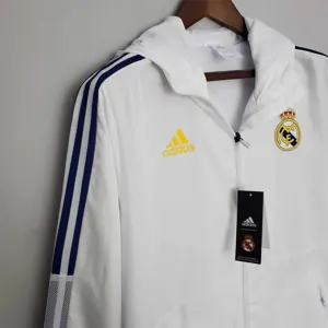 22-23 Real Madrid white windbreaker 3