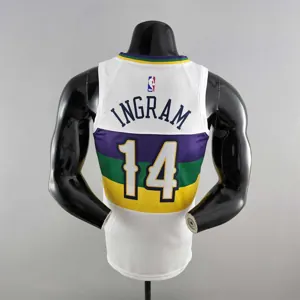 2018 New Orleans Pelicans INGRAM #14 Urban Edition White NBA Jersey 8