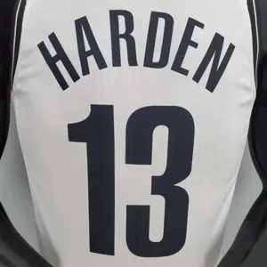 75th Anniversary Harden #13 Nets White 8