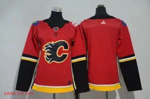 Calgary Flames women ice hockey jersey S-XL 卡加利火焰队女装冰球服 2