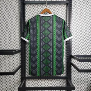 2023 Nigeria Training Green&Black S-XXL Cheap Soccer Jerseys 3