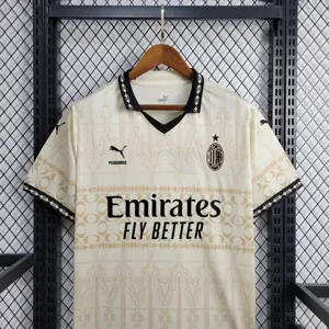 23-24 AC Milan Fouth Kit Beige Shirt Jerseys World Yupoo 4