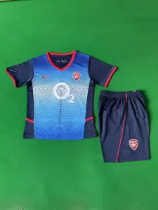 02-04 Arsenal Away Retro Kid Kits Youth Apparels Soccer AAAAJersey Yupoo 1