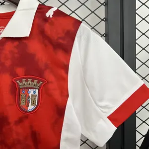 25-26 Braga Home Kid Kits Youth Apparels Football AAAAJersey Supply Yupoo 3