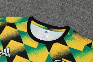 22-23 Arsenal Training Suit Short Sleeve Kit Yellow Camo 2