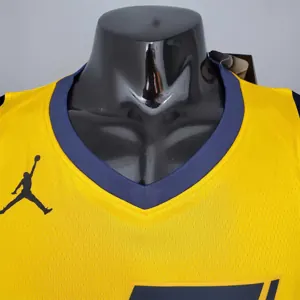 2021 MITHCELL#45 Jazz JORDAN theme yellow 5